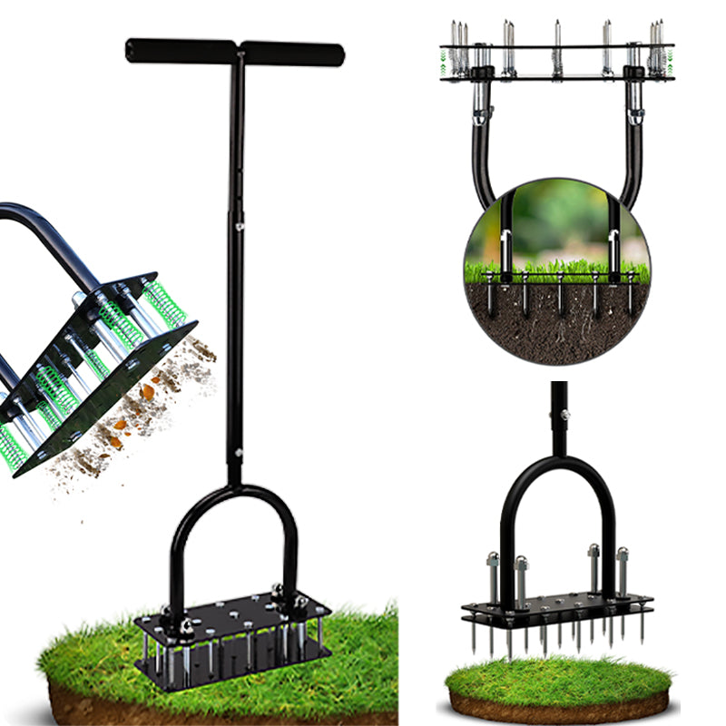 Improve Soil Health and Lawn Growth - Sakerplus Lawn Aerator