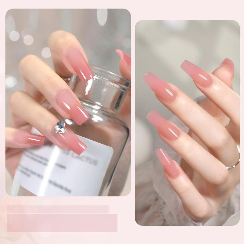 Long-lasting Poly Nail Gel Kit with UV Lamp