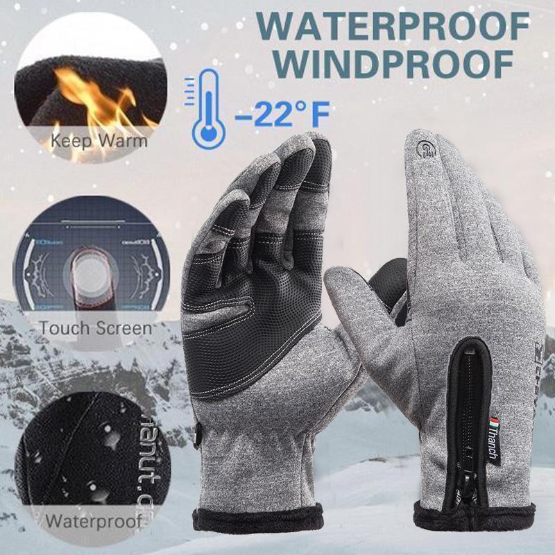Unisex Winter Warm Waterproof Touch Screen Gloves