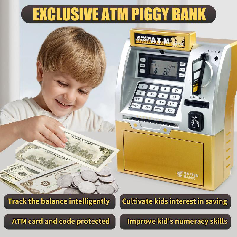 ATM Piggy Bank Toy for Kids