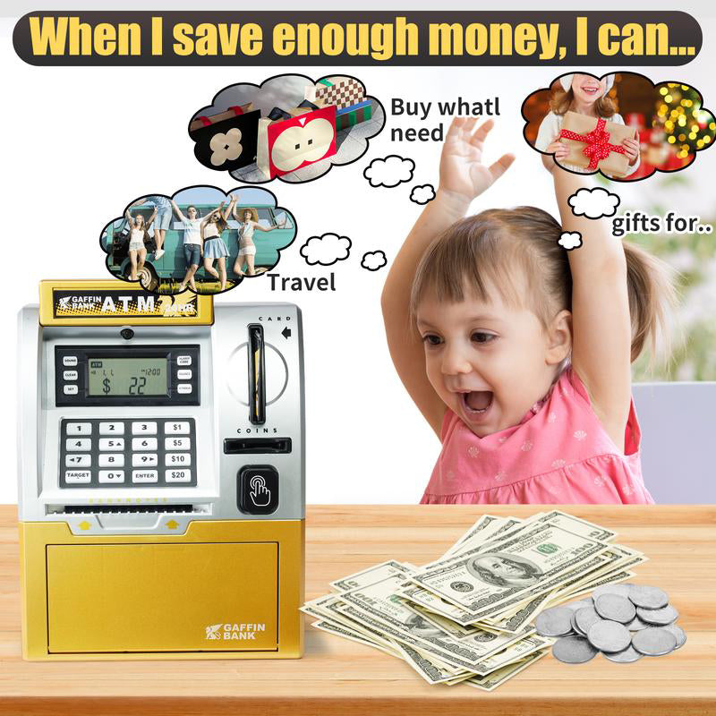 ATM Piggy Bank Toy for Kids
