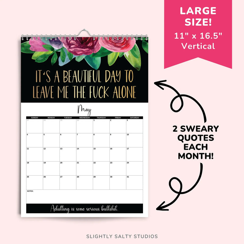 2025 new Calendar for Tired-Ass Women
