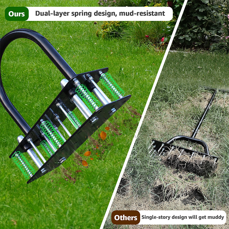 Improve Soil Health and Lawn Growth - Sakerplus Lawn Aerator