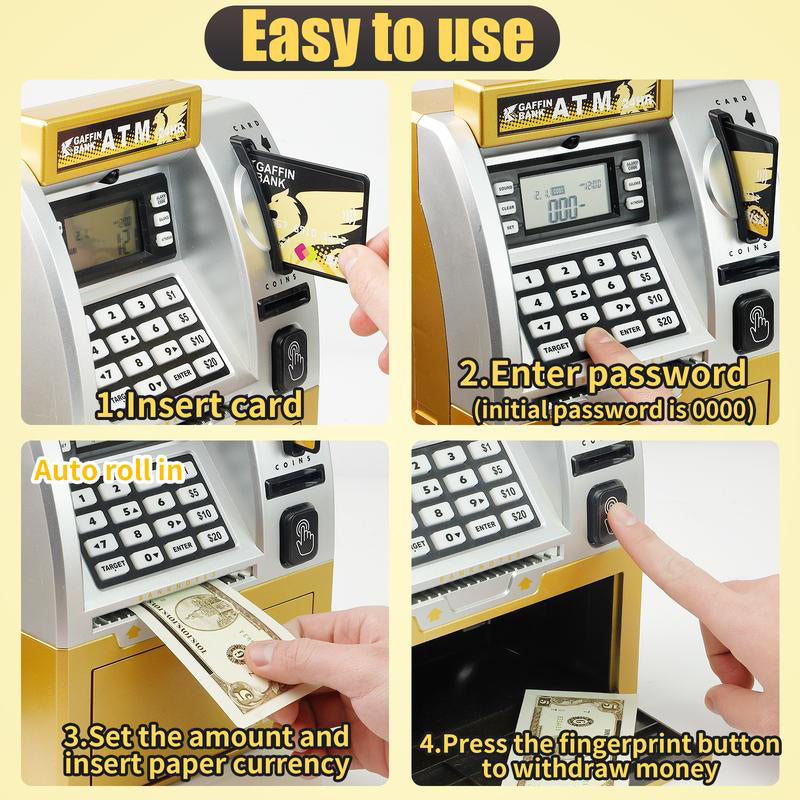 ATM Piggy Bank Toy for Kids