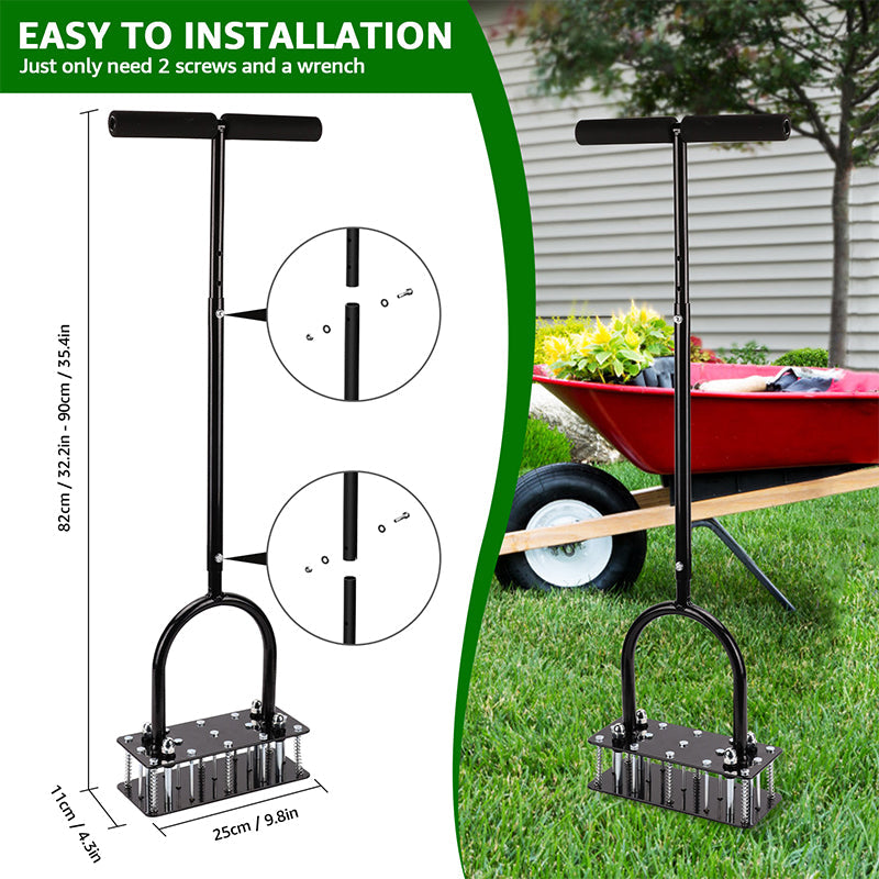 Improve Soil Health and Lawn Growth - Sakerplus Lawn Aerator