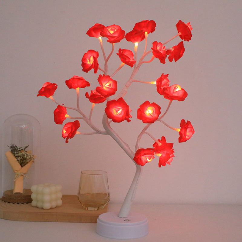 Tabletop Rose Flower Tree Light