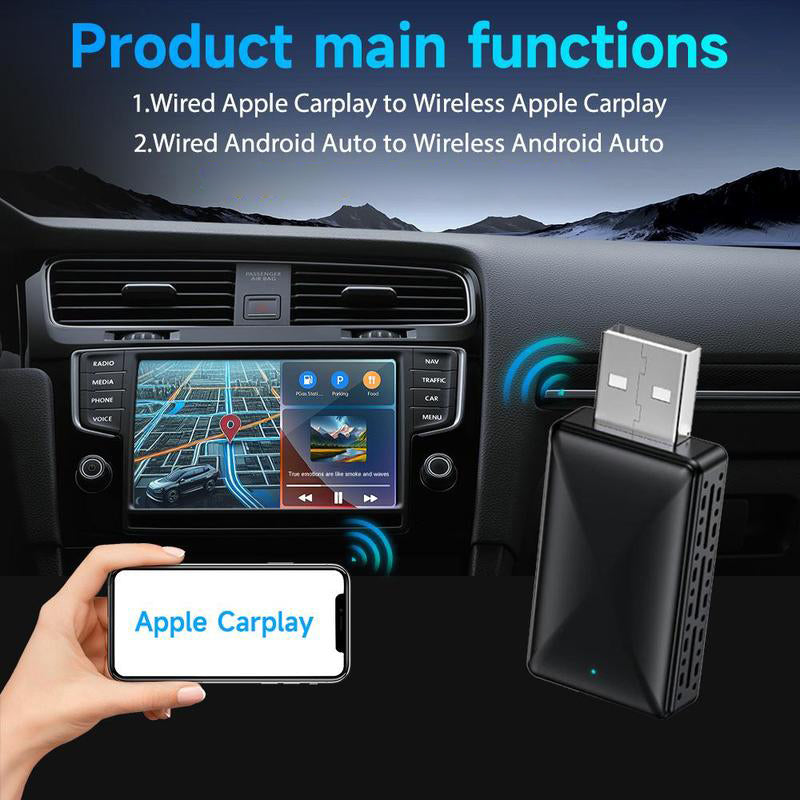Wireless CarPlay & Android Auto Adapter