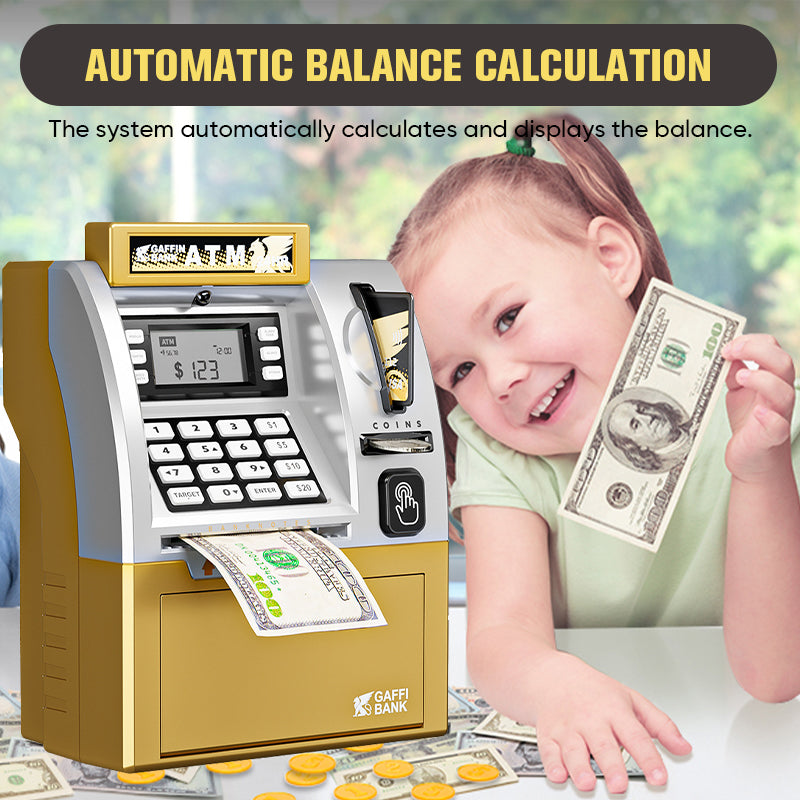 ATM Piggy Bank Toy for Kids