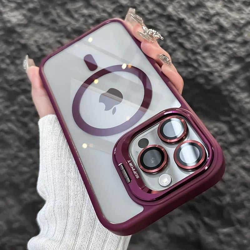 Shockproof Mag Safe Case For iPhone Camera Lens Cover