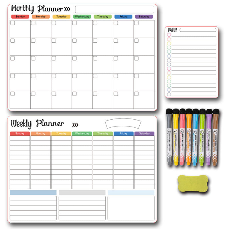 Magnetic Erasable Calendar Set