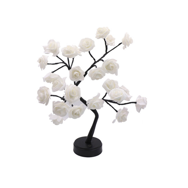 Tabletop Rose Flower Tree Light