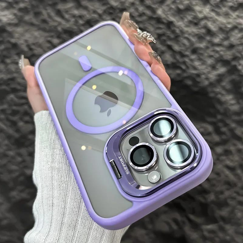Shockproof Mag Safe Case For iPhone Camera Lens Cover