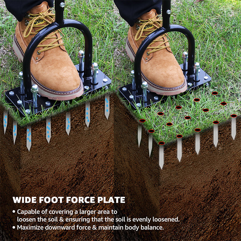 Improve Soil Health and Lawn Growth - Sakerplus Lawn Aerator