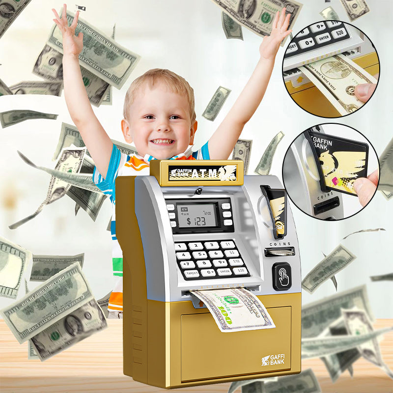 ATM Piggy Bank Toy for Kids