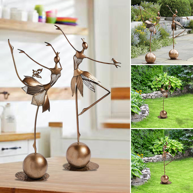 Dancing Garden Girl Outdoor Statues