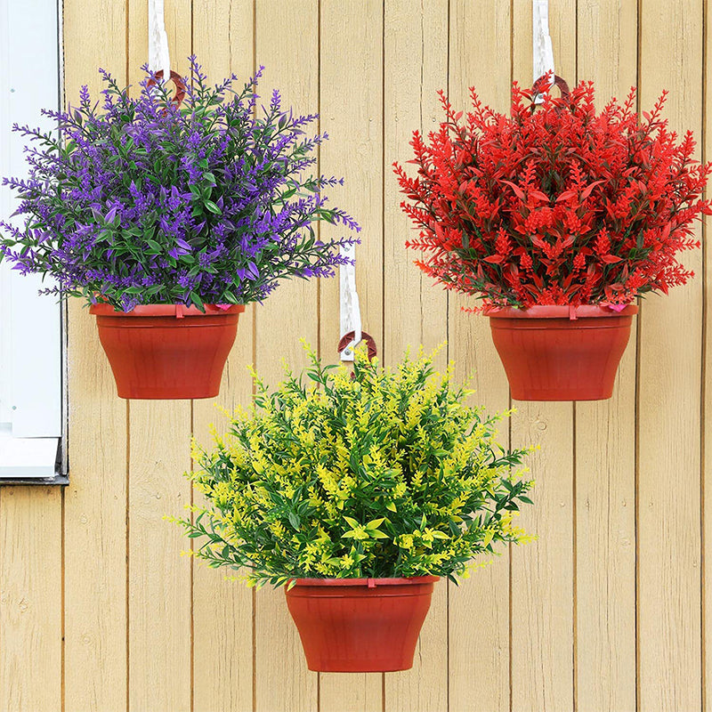 Outdoor Artificial Lavender Flowers (6 PCS)