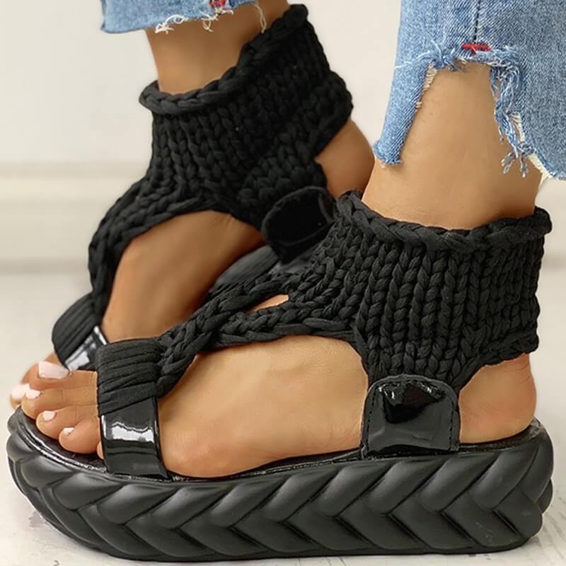 Venture™ Woven fabric thick sole sandals