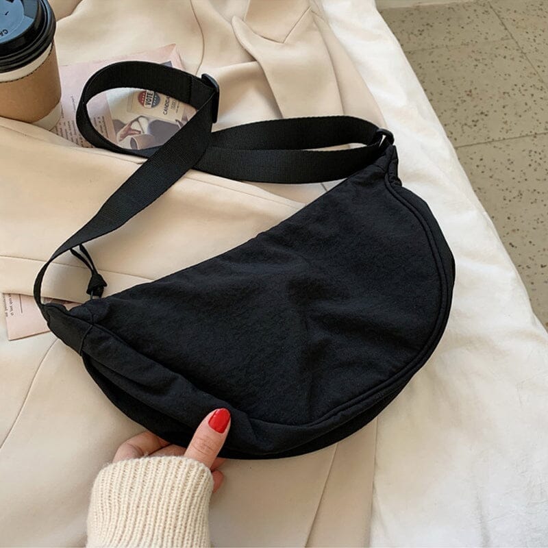 Simple Women Dumpling Crossbody Bag