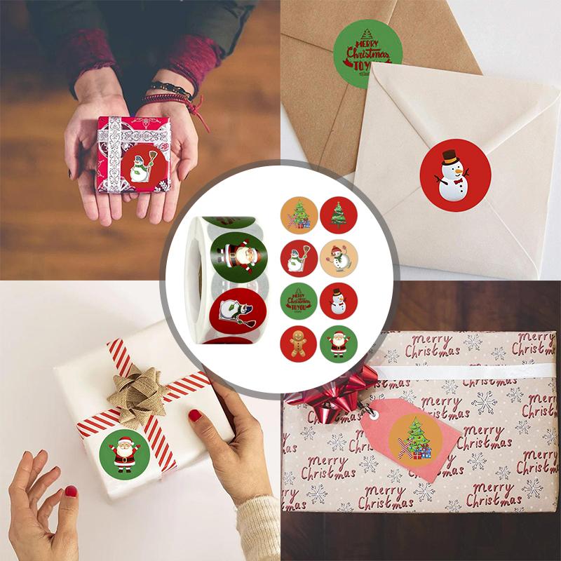 Christmas Gift Wrapping & Decoration Stickers