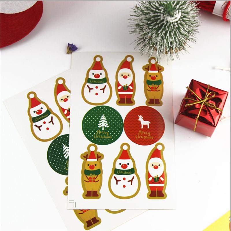 Christmas Gift Wrapping & Decoration Stickers