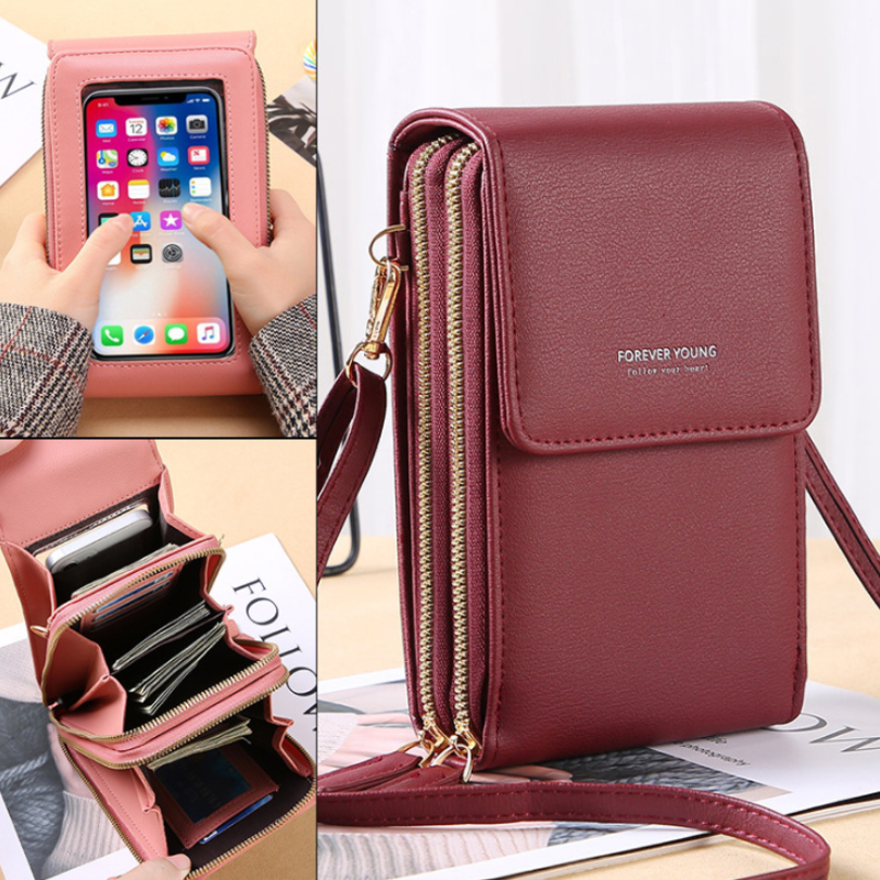 Elegant Crossbody Touch Screen Phone Bag