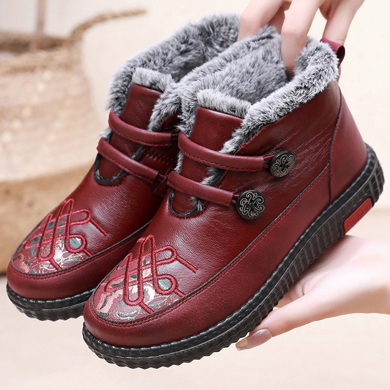 Women's Winter Waterproof Non-Slip Snow Boots