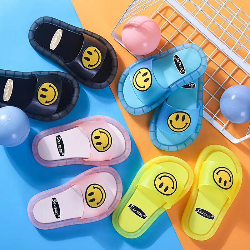 Smile Led Light Children's Slippers