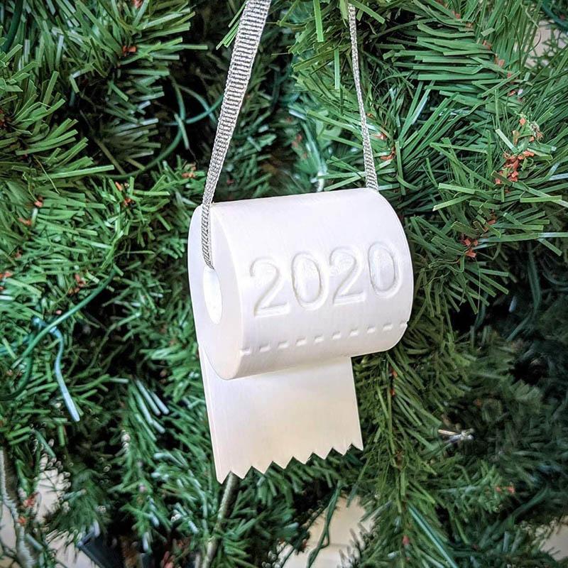 Christmas decoration toilet paper