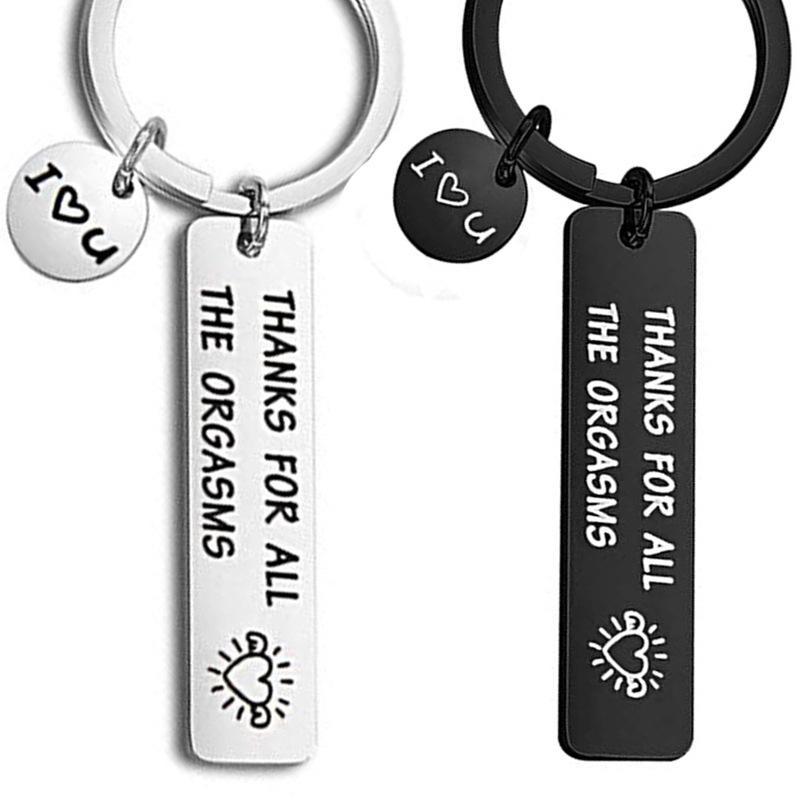 Naughty Keychain/Charm Couple Key Ring