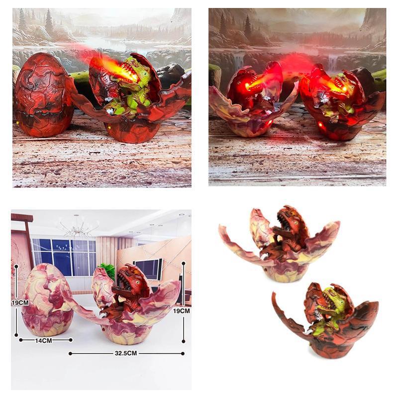 Hatching dinosaur egg toy