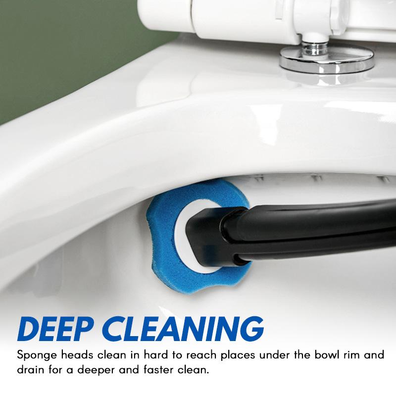 Replaceable Disposable Pad Toilet Wand