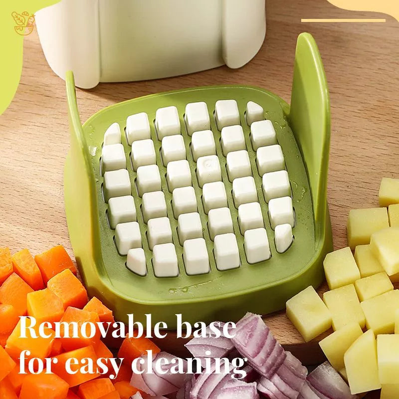 Mini kitchen hand press vegetable cutter
