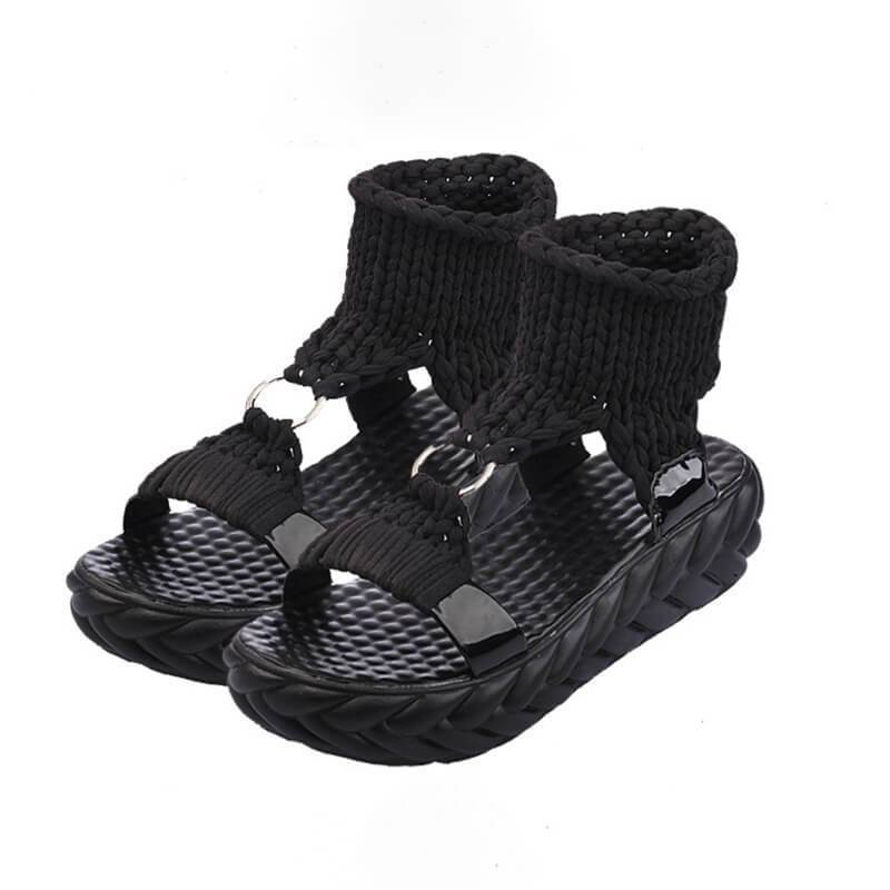 Venture™ Woven fabric thick sole sandals