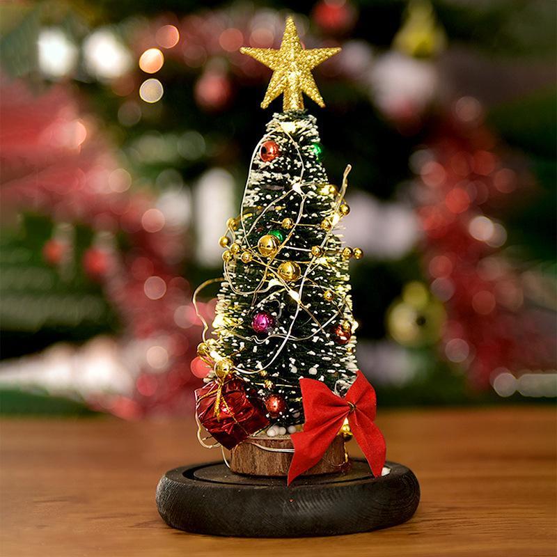 LED Christmas Tree Gold Star Lamp