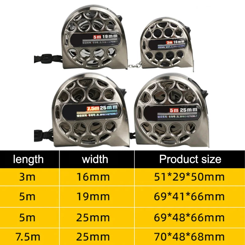 Stainless Steel Anti-corrosion Retractable Ruler