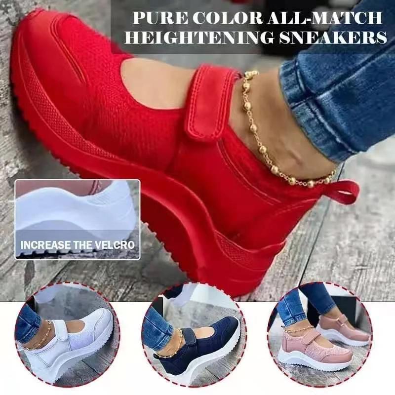 Casual Breathable Cutout Mesh Walking Shoes