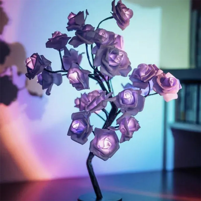 Tabletop Rose Flower Tree Light