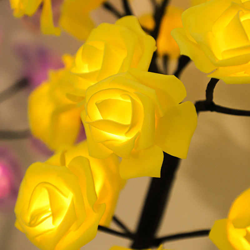Tabletop Rose Flower Tree Light