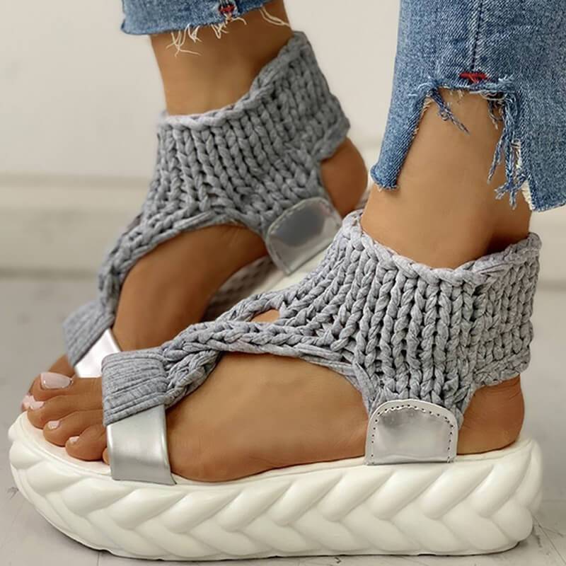 Venture™ Woven fabric thick sole sandals