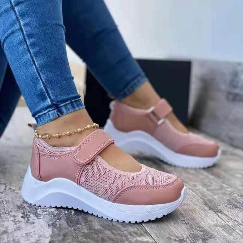 Casual Breathable Cutout Mesh Walking Shoes