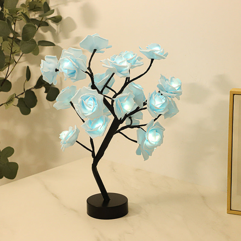 Tabletop Rose Flower Tree Light