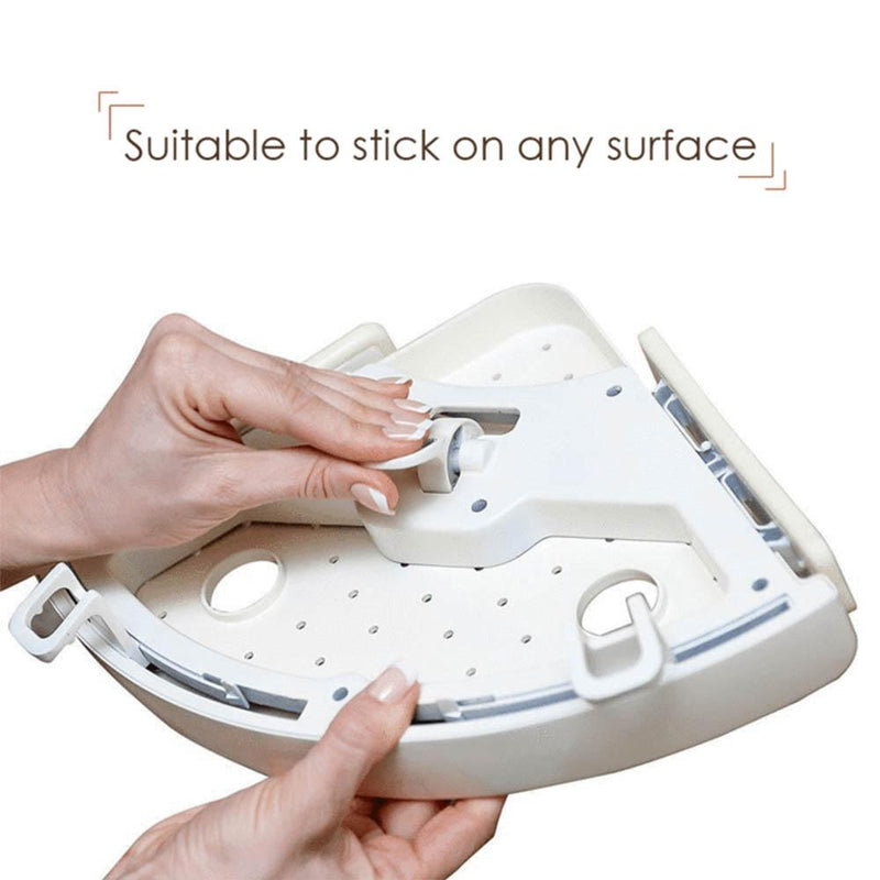 Multi-functional Corner Shelf No Screws