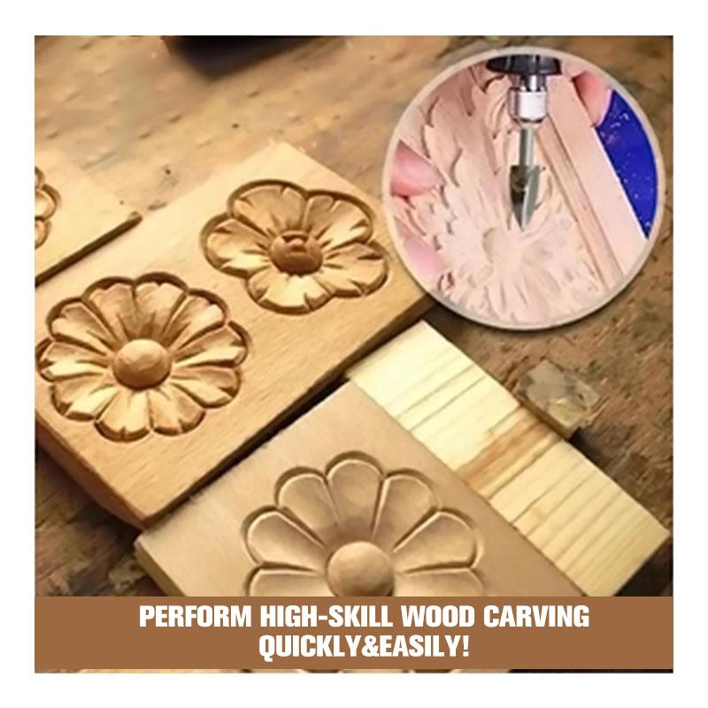 Rolling™ Wood Carving & Engraving Drill Bit Set