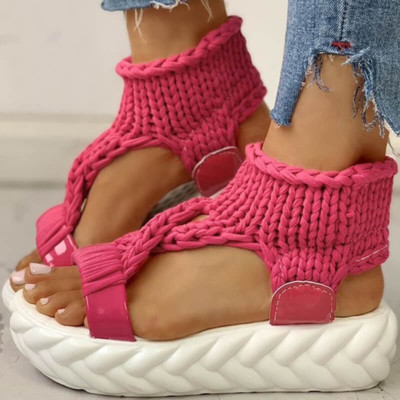 Venture™ Woven fabric thick sole sandals