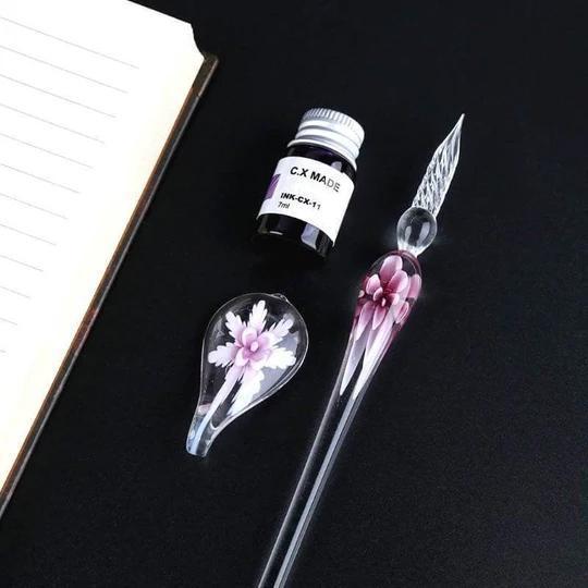 Handmade Retro Glass Dip Pen