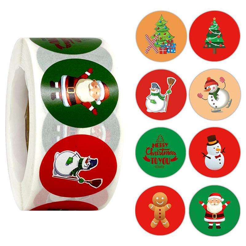 Christmas Gift Wrapping & Decoration Stickers