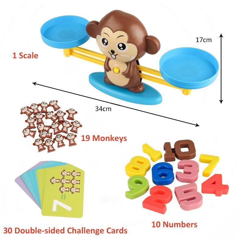 Monkey Balance Cool Math Game for Girls & Boys