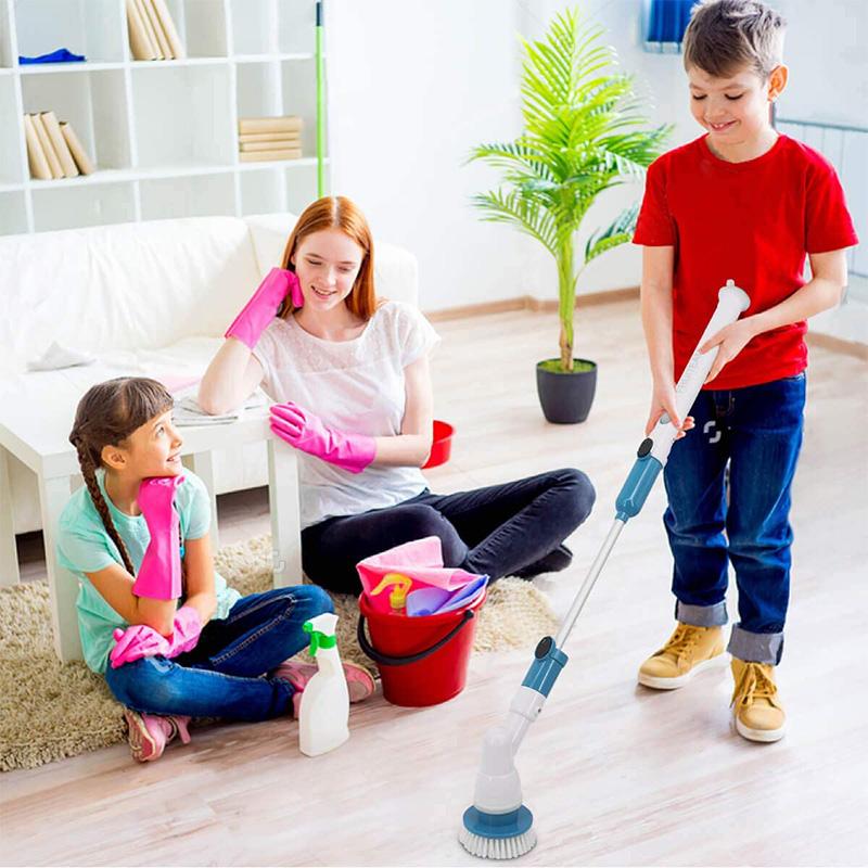 Wireless rechargeable electric cleaning brush