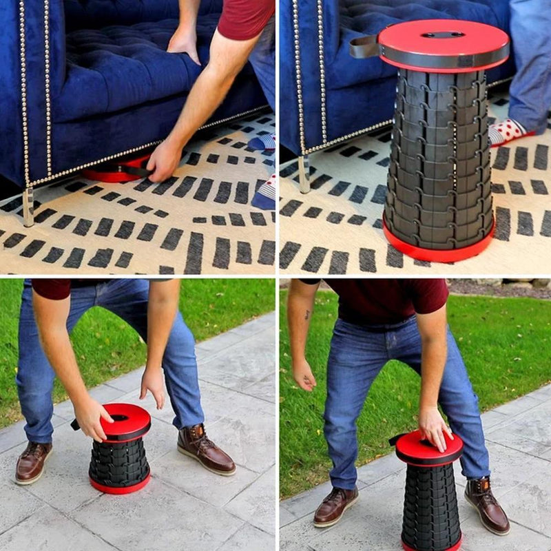 （🎁EARLY CHRISTMAS PROMOTION ）2022 Upgraded Retractable Folding Stool