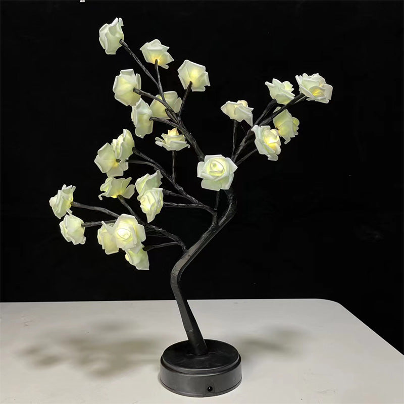 Tabletop Rose Flower Tree Light
